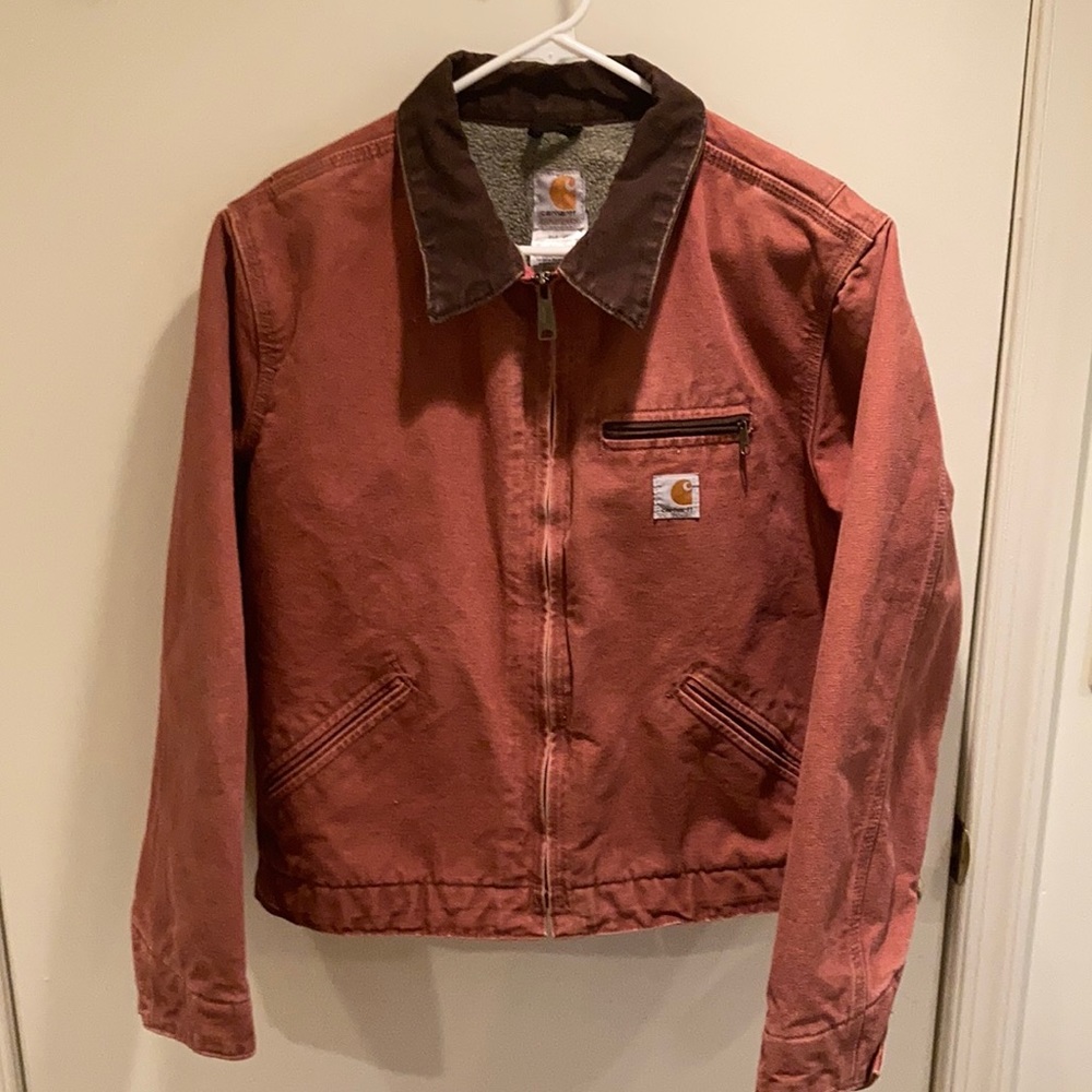 WOMENS SHERPA LINED CARHARTT COAT